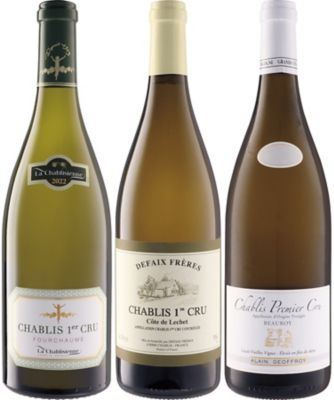 シャブリ プルミエ クリュ飲みくらべ白ワイン3本セット 