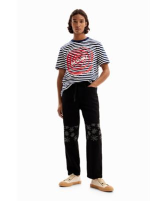 スパイラル＆メッセージ Tシャツ 24SMTK40 | Desigual