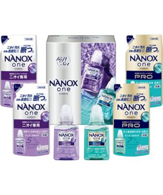 ＜三越伊勢丹/公式＞【送料無料】ライオン NANOX one ダブルセレクションギフト 家庭用洗剤【ギフト・贈り物】【三越伊勢丹/公式】