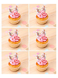 ＜Bellas Cupcakes＞★ピンクバニラ　バニーカップケーキ６個入