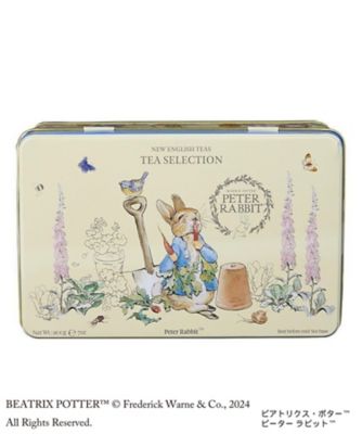 【スコパおまとめ】★ビアトリクス・ポター（ＴＭ）　ピーターラビット（ＴＭ）・クラシック缶ＢＰ１３　ティーセレクション（ティーバッグ）