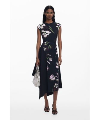 Desigual (Women)/デシグアル 花柄アシンメトリードレス 24WWVKXT