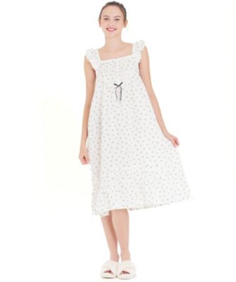 【SALE】Narue (Women)/ナルエー 50/ダブルガーゼプチローズアンティークドレス 25ー11025 アイボリー ルームウェア【三越伊勢丹/公式】