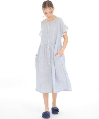＜Narue (Women)＞シャーリング表ジャカード　ストライプワンピース　２５ー３１００５