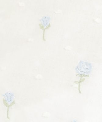 コットンカットドビーローズ刺繍セットアップ　２５ー３１４１６