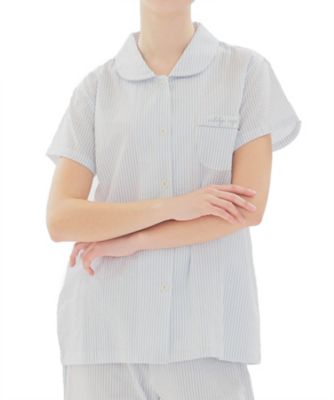 ＜Narue (Women)＞サッカーストライプシャツパジャマ　２５ー４２４３１