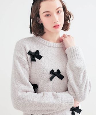 Narue (Women)/ナルエー モールニットリボンセットアップ 25-51401 ベージュ ルームウェア【三越伊勢丹/公式】