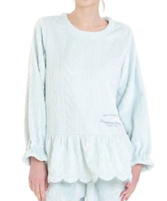 ＜Narue (Women)＞ソフティースノーケーブルペプラムパジャマ　２５－５１４３８