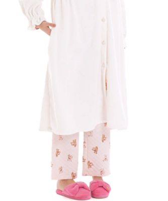 シャイニースノーエンボスハートフリルガウン 25ー71005