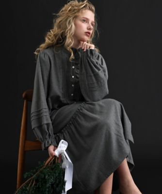 ＜Narue (Women)＞コットンフランネルシュクレフリルドレス　２５ー７１００６