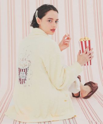 Narue (Women)/ナルエー モールニットポップコーン & ケーキカーディガン 25ー71204 クリーム ルームウェア【三越伊勢丹/公式】