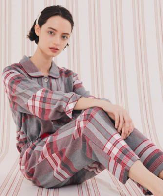 ＜Narue (Women)＞コットンフランネルチェックシャツパジャマ　２５ー７１４０４