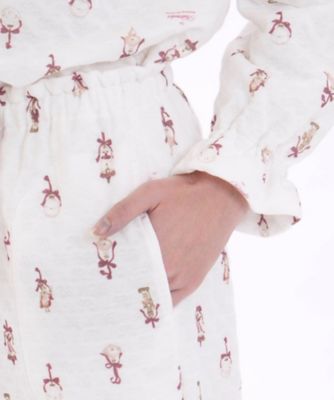 裏綿接結（綿入り）くるみ割り人形フリルパジャマ 25ー71414