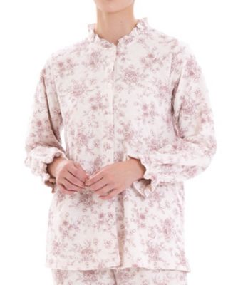 ＜Narue (Women)＞裏綿接結（綿入り）トワルドラパンフリルパジャマ　２５ー７１４１６