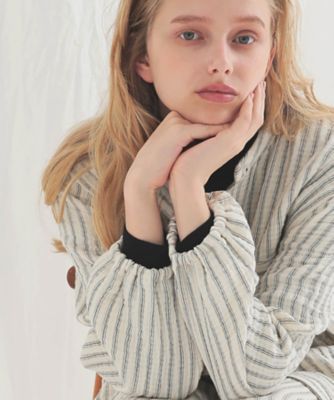 シュークリームガーゼ（R）4＋ストライプワンピース 25ー