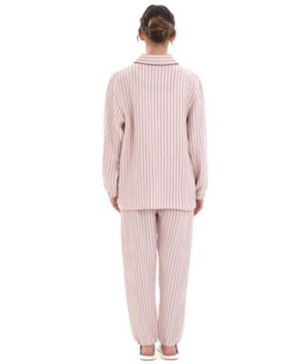 シュークリームガーゼ（R）4＋ストライプシャツパジャマ 25ー