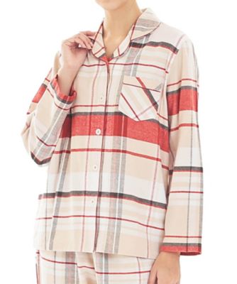 ＜Narue (Women)＞ビエラチェックテーラードパジャマ　２５ー８２４０７