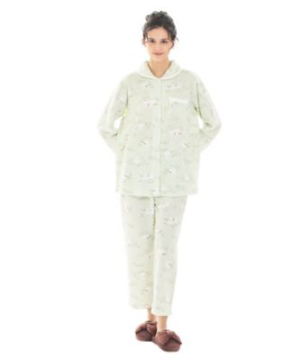 接結（綿入り）シマエナガシャツパジャマ 25ー82415 | Narue