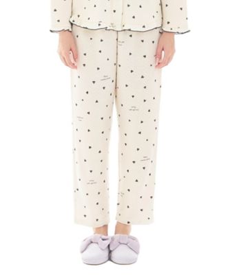 接結（綿入り）ハートフリルパジャマ 25ー82429 | Narue (Women