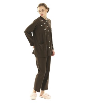 スムースムジリボンパジャマ 25ー82431 | Narue (Women