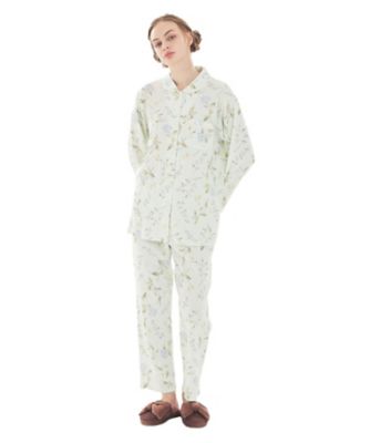 スムースフラワーベリーシャツパジャマ 25ー82444 | Narue