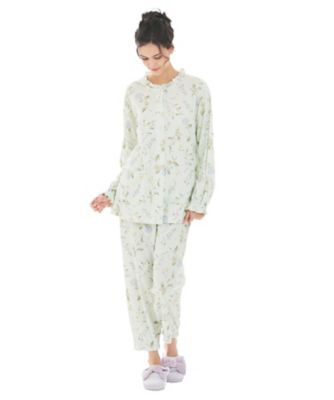 スムースフラワーベリーフリルパジャマ 25ー82445 | Narue