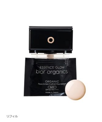 BIORオーガニックエアレスクッションファンデーション【ケース付き3個セット】 Amazon | bior organics オーガニックアクア エアレスクッション