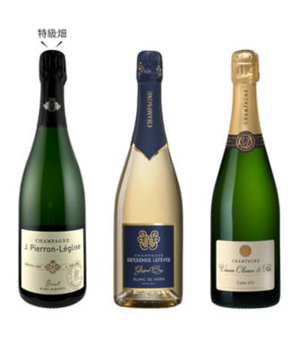 ０４１．特級畑入り！小規模生産者のシャンパーニュ３本セット