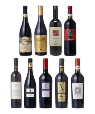 ０４６．イタリア濃厚赤ワイン９本セット