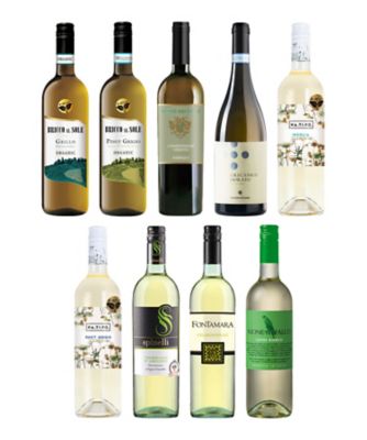 ０５３．イタリア縦断　大満足　白ワイン９本セット