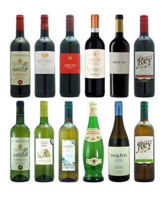 ０７３．【ＷＥＢ限定】金賞ボルドーの入った！ヨーロッパ赤白ワイン１２本セット