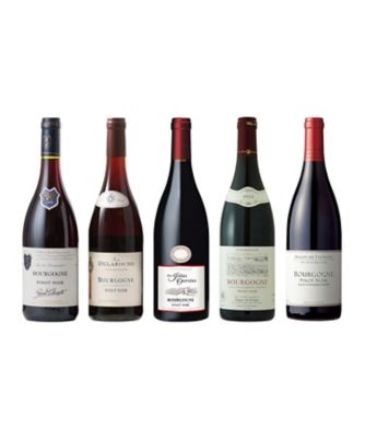 ０７８．【ＷＥＢ限定】ブルゴーニュ地方　ピノノワール生産者別　赤ワイン５本セット