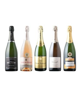 ０７９．【ＷＥＢ限定】シャンパーニュ＆瓶内二次製法スパークリングワイン５本セット