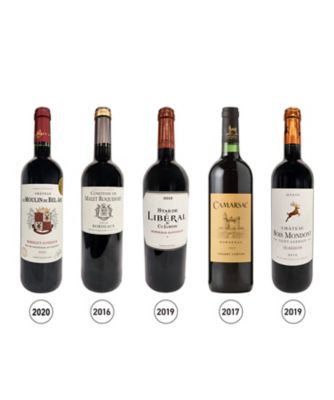 ０２３．グレートヴィンテージ２０１６年を含む！飲み頃ボルドー赤ワイン５本セット