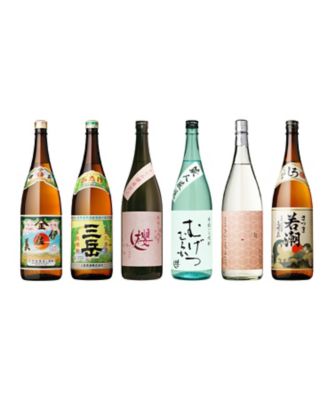 ０６８．南国宮崎・鹿児島　芋焼酎一升瓶飲みくらべ６本セット