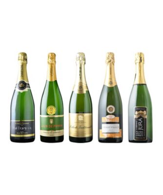  076.【WEB限定】シャンパーニュ&瓶内二次製法スパークリングワイン5本セット