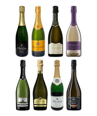  085.【WEB限定】シャンパーニュ入り 世界の辛口スパークリング8本セット