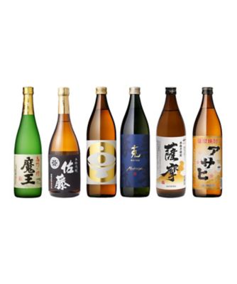 ０９１．【ＷＥＢ限定】「魔王」「佐藤」を含む焼酎６本セット