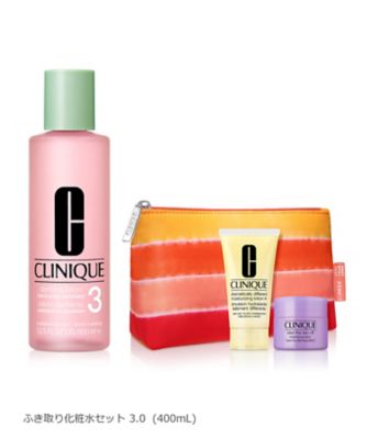 【新品】CLINIQUE 拭き取り化粧水1 400mL 3本セット CLINIQUE（CLINIQUE） 選べるふき取り 化粧水 セット（限定品