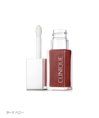 ＜CLINIQUE＞クリニーク　ポップ　リップ　＆　チーク　オイル　ヌード　ハニー
