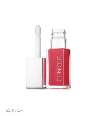 ＜CLINIQUE＞クリニーク　ポップ　リップ　＆　チーク　オイル　ピンク　ハニー