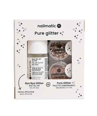 ＜ネイルマティック＞ＮＭ　グリッターセット　ゴールドＬ／ゴールドＳ