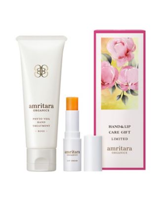 ちょっともこ☘️6点・前回プレゼントリップケア① アムリターラ（AMRITARA） ハンド＆リップケアギフト（限定キット
