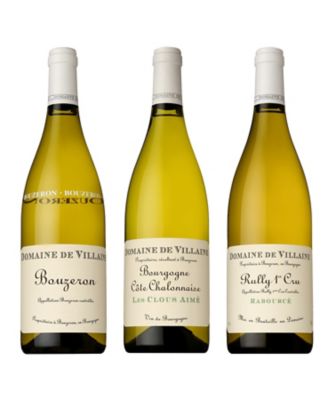 ００８．ＤＲＣの元共同経営者ヴィレーヌ氏が携わるブルゴーニュ白ワイン３本セット