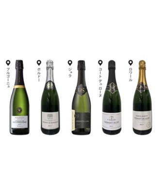 ０２７．フランス周遊　瓶内二次製法で造るクレマン５本セット