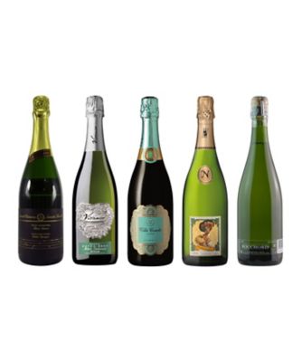 ０２９．チャコリのスパークリング入り！瓶内二次発酵スパークリングワイン５本セット