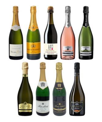 ０３１．シャンパーニュ入り！ヨーロッパ辛口スパークリングワイン９本セット