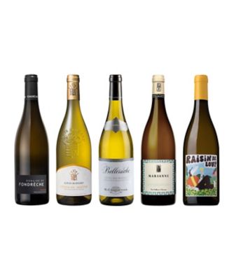 ０３８．華やかな味わい　コート・デュ・ローヌ飲みくらべ白ワイン５本セット