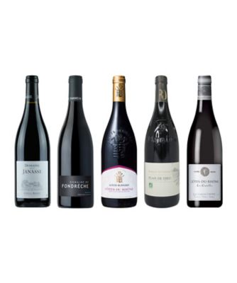 ０４８．濃厚な旨み　コート・デュ・ローヌ赤ワイン５本セット