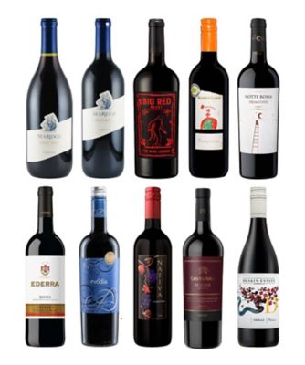 ０５４．世界の品種飲みくらべ　赤ワイン１０本セット